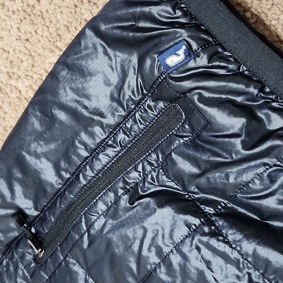 Vineyard Vines Martha Vineyard Black Puffer Vest Jacket Men's Size S Small - Picture 8 of 12